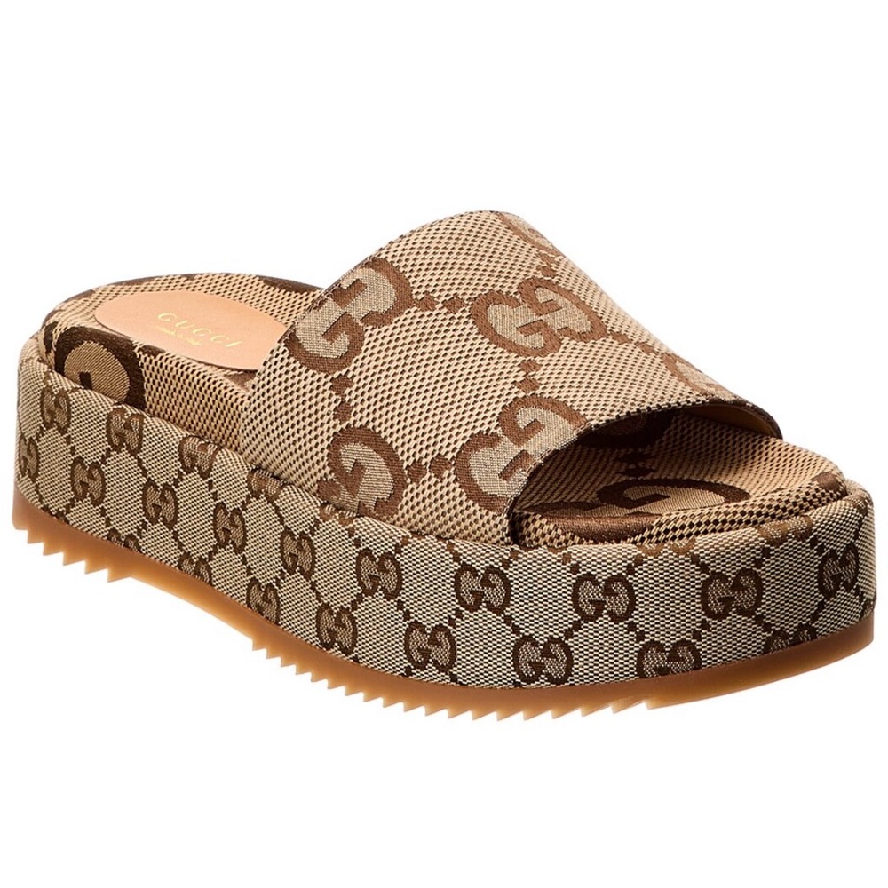 Gucci GG Canvas Slides